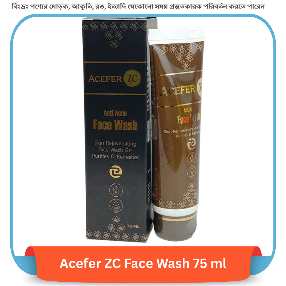 Acefer ZC Face Wash 75 ml